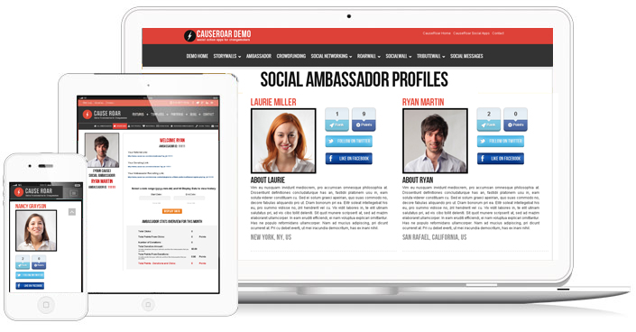 Ambassador Social Action App